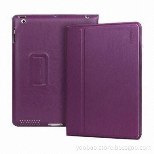 Leather Cases, Suitable for iPad 3, Comes in Black, White, Red, Brown, Coffee and Purple